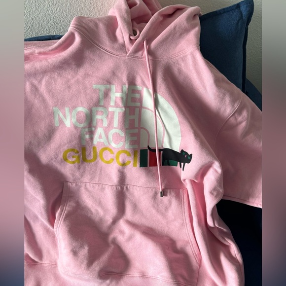 Gucci x North face hoodie “pink” - Picture 2 of 4